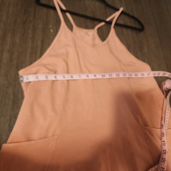 Free People Hot Shot Jumpsuit NWT Pink Small- Hole - Picture 7 of 16